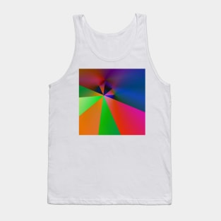 red blue green texture art Tank Top